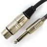 Cabo Microfone Santo Ângelo P10 Xlr Fêmea 3m - 2