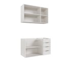 Ver imagem 7 de Cozinha Modulada 2 Peças sem Tampo 1 Aéreo 3 Portas e 1 Balcão Pia Ipanema CabeCasa MadeiraOriginals