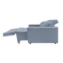 Ver imagem 2 de Poltrona Amamentação Retratil E Reclinavel Sala Quarto Mamae Sofia Grafitte