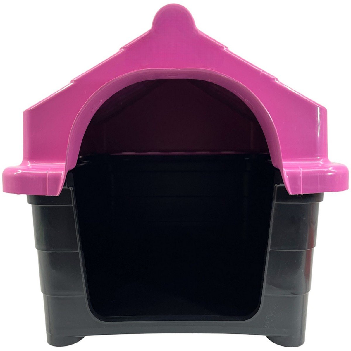 Casinha Cristino Tam. N2 Pet Cachorros Cães Casa Plástico Resistente - Rosa