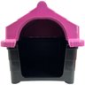 Casinha Cristino Tam. N2 Pet Cachorros Cães Casa Plástico Resistente - Rosa - 1