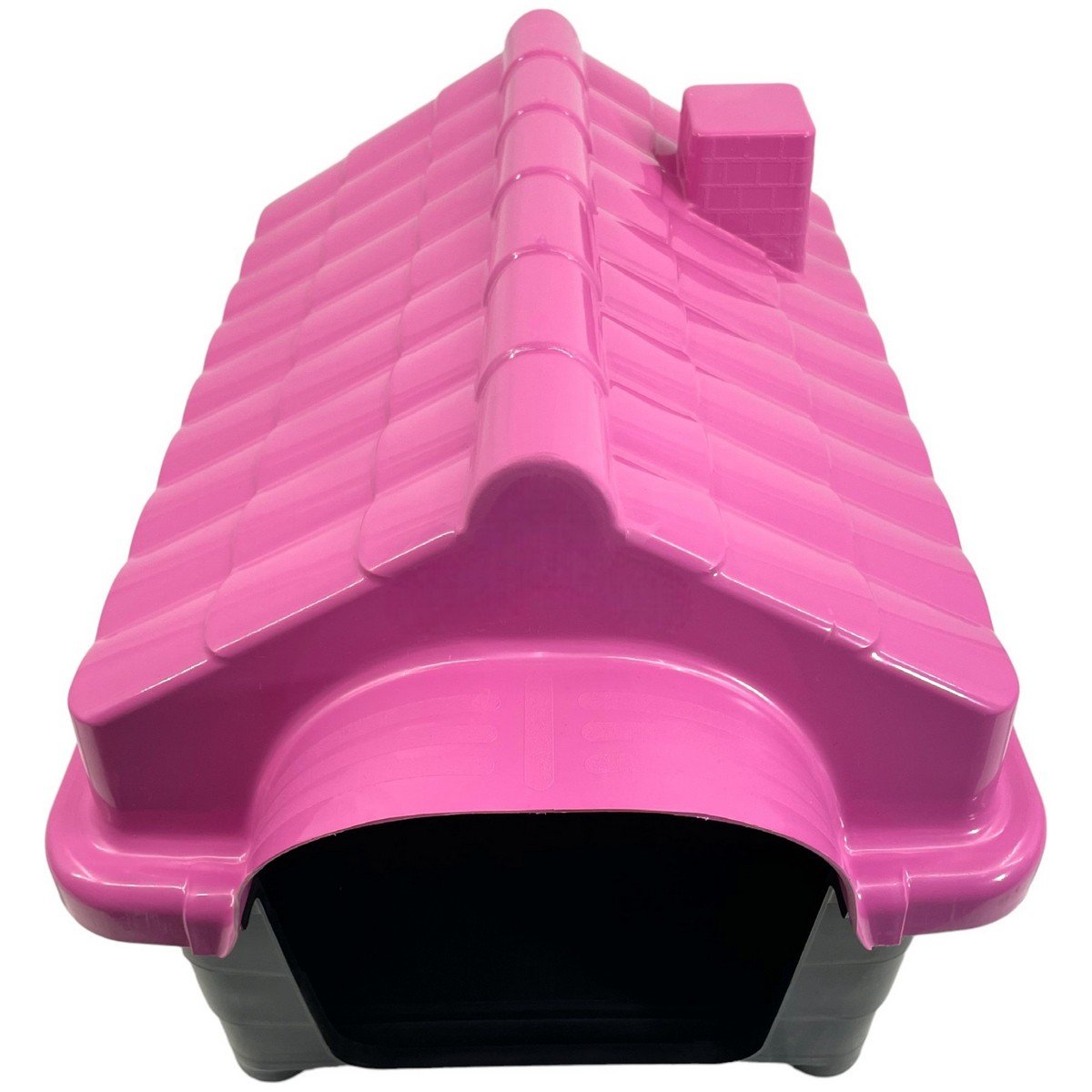 Casinha Cristino Tam. N2 Pet Cachorros Cães Casa Plástico Resistente - Rosa - 9