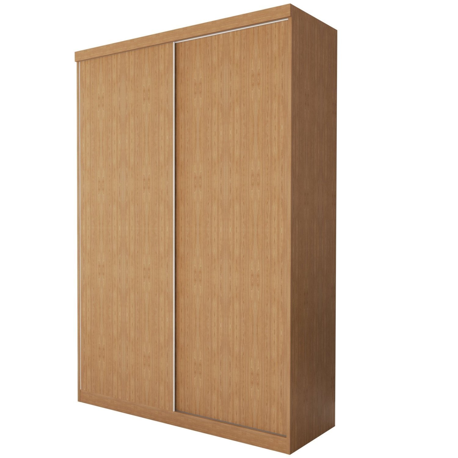 Guarda Roupa Solteiro Premium Kiara 138cm 2 Portas 2 Gavetas Espresso Móveis - 4