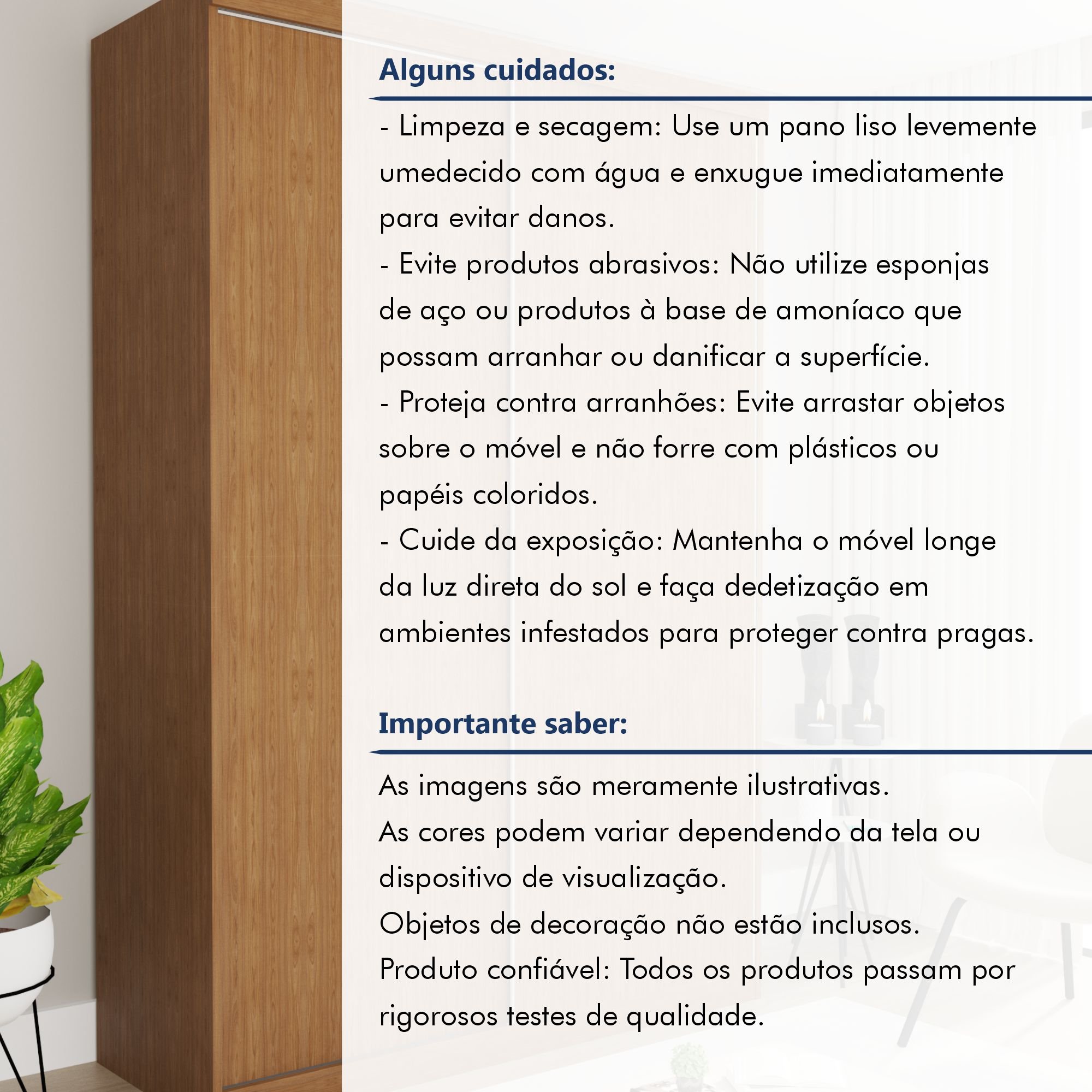 Guarda Roupa Solteiro Premium Kiara 138cm 2 Portas 2 Gavetas Espresso Móveis - 12