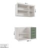 Cozinha Modulada 2 Peças sem Tampo 1 Aéreo 3 Portas e 1 Balcão Pia Ipanema CabeCasa MadeiraOriginals - 5