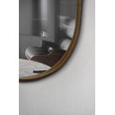 Ver imagem 5 de Espelho Orgânico Cloud 70x50cm Moldura Couro Moderno Premium - Moldura Preto