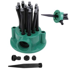 Aspersor Pulverizador 360 Graus Irrigaçao Jardim Mangueira Quintal Plantaçao Rega Canteiro Horta Gra