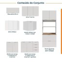 Ver imagem 4 de Cozinha Modulada 7 Peças 3 Aéreos 3 Balcões e Torre Quente Ipanema CabeCasa MadeiraOriginals