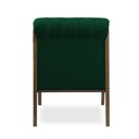 Ver mais imagens de Poltrona Decorativa Sala Base de Madeira Kit 2 Daline Bouclê Verde E03 - D’Rossi
