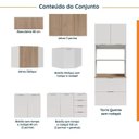 Ver imagem 4 de Cozinha Modulada 7 Peças 3 Aéreos 3 Balcões e Torre Quente Ipanema CabeCasa MadeiraOriginals