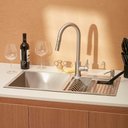 Ver imagem 7 de Kit Cuba para Cozinha com Escorredor Awá e Torneira Misturador Monocomando em Aço Inox Iriri -