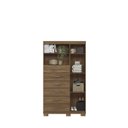 Ver imagem 5 de Multi-Cômoda 1 Porta 6 Gavetas Marabá com Pés Marrom/Jatoba