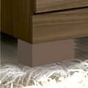Ver mais imagens de Multi-Cômoda 1 Porta 6 Gavetas Marabá com Pés Marrom/Jatoba
