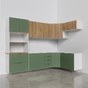 Ver imagem 6 de Cozinha Modulada 7 Peças 3 Aéreos 3 Balcões e Torre Quente Ipanema CabeCasa MadeiraOriginals