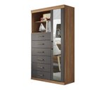Ver imagem 3 de Multi-cômoda 1 Porta 6 Gavetas Marabá com Espelho