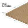 Chapa de Policarbonato Alveolar Uv 6mm 2,95x2,10m - 4