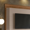 Ver imagem 4 de Estante de Tv 65 Pol 183cm Sala de Estar Fayron Fendi/naturale M20 - D’Rossi