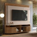 Ver imagem 2 de Estante de Tv 65 Pol 183cm Sala de Estar Fayron Fendi/naturale M20 - D’Rossi
