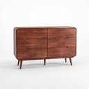 Ver imagem 2 de Cômoda 6 Gavetas Madeira Maciça Kairos