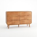 Ver imagem 2 de Cômoda 6 Gavetas Madeira Maciça Kairos