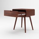 Ver imagem 4 de Mesa de Cabeceira Esquerda com Pés Kairos Marrom