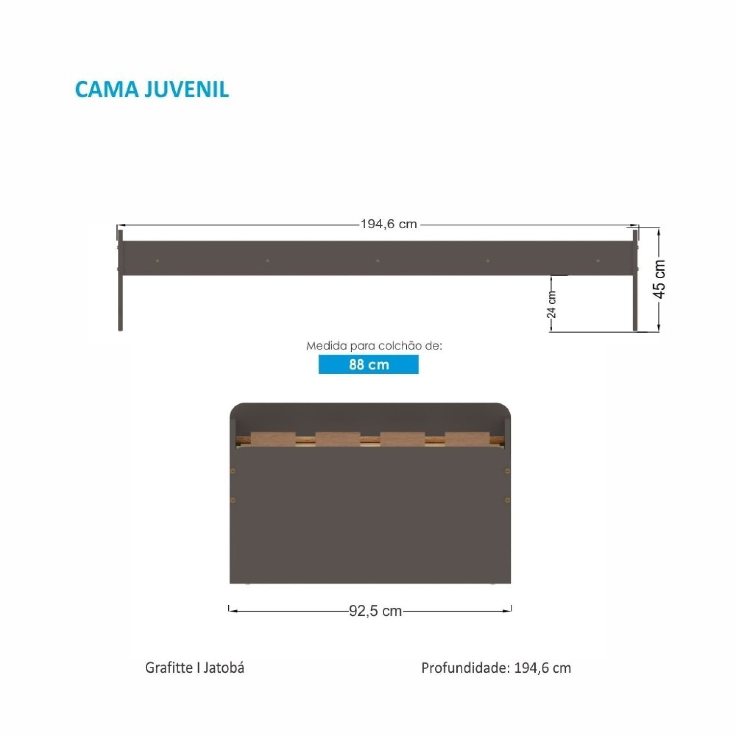 Cama Solteiro Infantil/juvenil Conect - 3