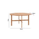 Ver imagem 2 de Mesa Oitavada em Madeira Maciça Ombrelone Alvorada