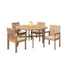 Ver imagem 5 de Mesa Oitavada em Madeira Maciça Ombrelone Alvorada