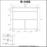 Rack para TV até 32 Polegadas 90 cm R1458 - 4