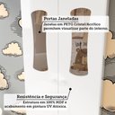 Ver mais imagens de Guarda Roupas Infantil 2 Portas com Janela 3 Gavetas 100% MDF Lana Espresso Móveis Branco/Brilho