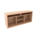 Ver imagem 2 de Rack para TV até 42 Polegadas 144cm R1475 Marrom