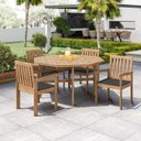 Ver imagem 1 de Mesa Oitavada em Madeira Maciça Ombrelone Alvorada