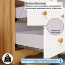 Ver mais imagens de Guarda-Roupa Bebê 2 Portas com Janela 3 Gavetas 100% MDF Lana Espresso Móveis