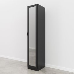 Guarda Roupa Modulado 1 Porta Reflecta com 6 Prateleiras Hera CabeCasa MadeiraMadeira - 9