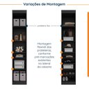 Ver imagem 4 de Guarda Roupa Planejado 1 Porta Reflecta com 6 Prateleiras Hera CabeCasa MadeiraOriginals