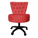 Ver imagem 2 de Kit Maca Estética Capitonê com Mocho e Escadinha 80 Cm Slk Decor Reta Vermelho