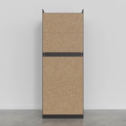 Guarda Roupa Modulado 2 Portas Reflecta com Cabideiro e 2 Gavetas Hera CabeCasa MadeiraMadeira - 17