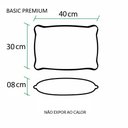 Ver imagem 2 de Travesseiro Basic Premium - Latex Flocos Capa Hipoalergênica