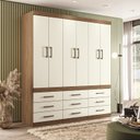 Ver imagem 1 de Guarda-roupa Star 6 Portas 9 Gavetas