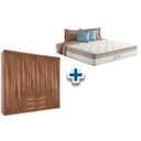 Ver imagem 1 de Cama Box Casal + Colchão King Best + Guarda Roupa Master 8.6 Demolição
