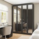 Ver imagem 2 de Guarda Roupa Modulado 4 Portas Reflecta Hera CabeCasa MadeiraOriginals