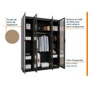 Ver imagem 6 de Guarda Roupa Modulado 4 Portas Reflecta Hera CabeCasa MadeiraOriginals