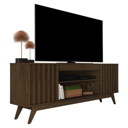 Rack para Tv até 60" Malibu Wood Giga - Cedro Madeira/ripado - 1