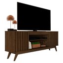 Ver imagem 1 de Rack para Tv até 60" Malibu Wood Giga - Cedro Madeira/ripado