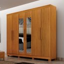 Ver imagem 1 de Guarda Roupa Casal Esp c/ Pés 100% MDF Aspen - Arbo Design