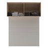 Quarto Modulado 3 Guarda Roupas 2 Mesas de Cabeceira 1 Módulo Ponte Aéreo San Diego - 16