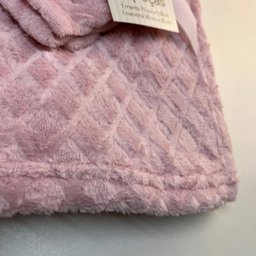 Manta com Naninha Infantil Criança 75x100 - Rosa - 6