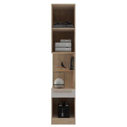 Dormitório Modulado 5 Peças 3 Guarda Roupas 1 Mesa de Cabeceira 1 Módulo Ponte San Diego - 15