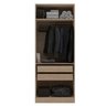 Dormitório Modulado 5 Peças 3 Guarda Roupas 1 Mesa de Cabeceira 1 Módulo Ponte San Diego - 4