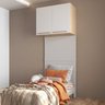 Dormitório Modulado 5 Peças 3 Guarda Roupas 1 Mesa de Cabeceira 1 Módulo Ponte San Diego - 17